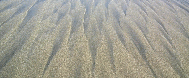 Patterns in the Sand, Linda Mar Beach Pacifica CA