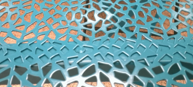 Turquoise Lace Tabletop
